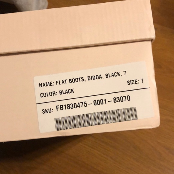BNIB fustfab Black boots - Picture 3 of 3